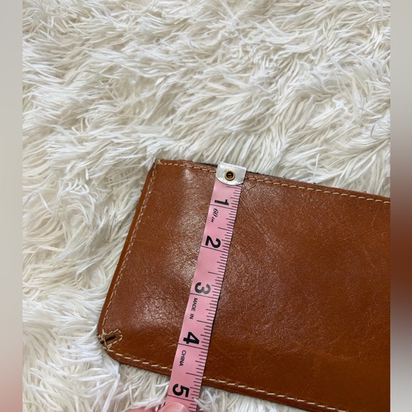 Patricia Nash Leather Wristlet/Clutch/Wallet - NWOT - tan - Picture 6 of 7